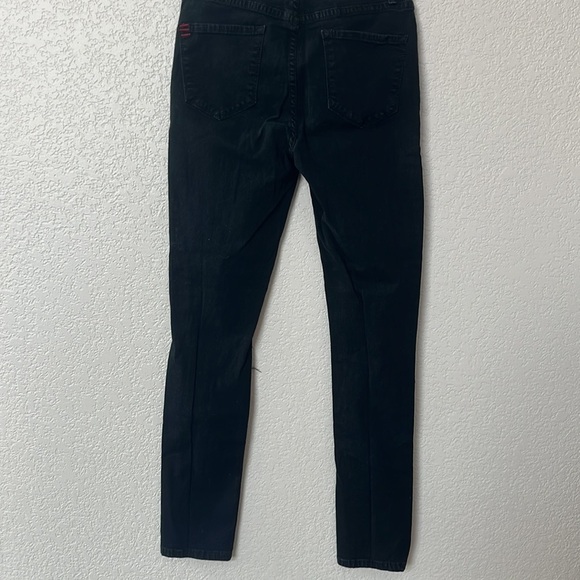 Urban Outfitters BDG Jeans Twig High Rise Skinny Distressed Black size 26 - Picture 10 of 14